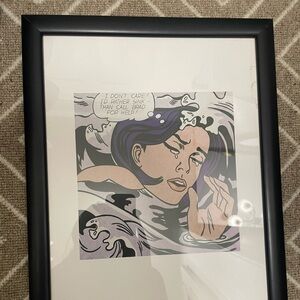 Drowning girl Roy Lichtenstein